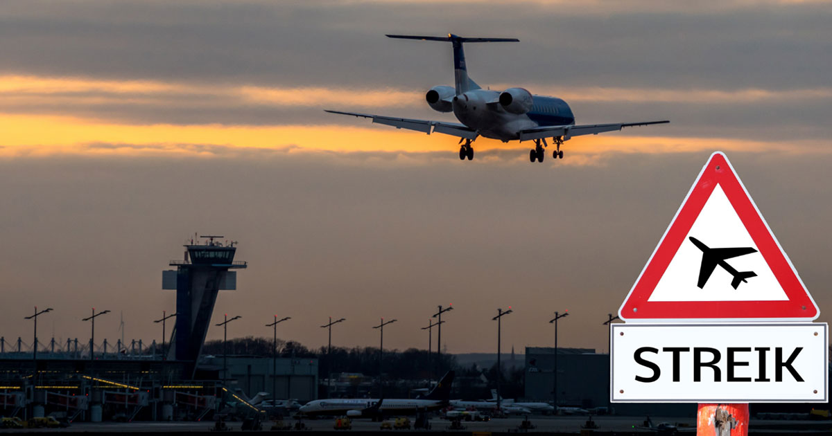 Entschädigung-bei-Streik-Airline